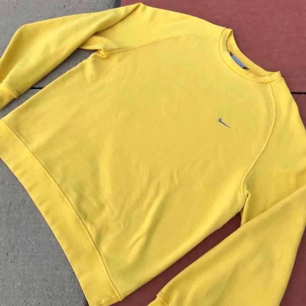 Vintage Nike Yellow Crewneck